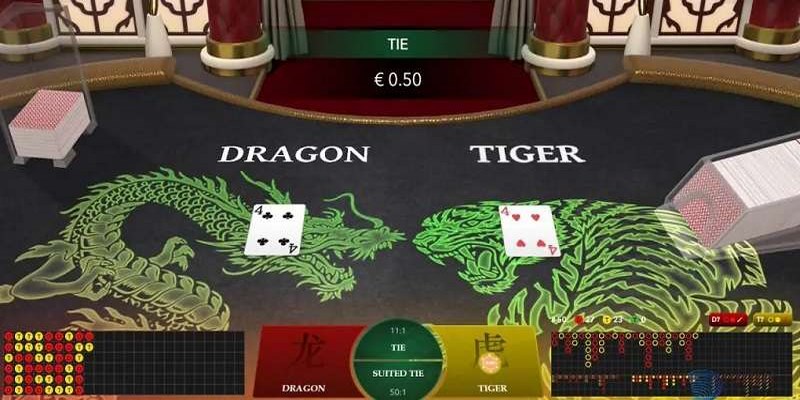 Các cửa cược Rồng Hổ trên casino
